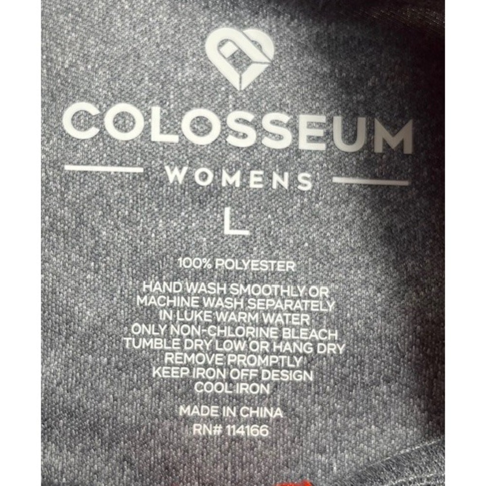 Colosseum Womens L Clemson Tigers Performance LS 1/4 Zip Pullover New-1349 - Picture 3 of 7